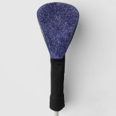Modern, chic design in dark blue, glitter effect ゴルフヘッドカバー (正面)