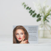 Modern chic Hair Stylist Makeup Artist Salon 名刺 (スタンド正面)