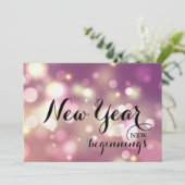 Modern Chic Happy New Year's Eve Party 招待状 (スタンド正面)