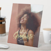 Modern Chic Photo Graduation Party  台座サイン (インサイチュ)