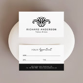 Modern Chic Professional Tattoo Artists 予約カード