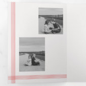 Modern Children Photo Collage Christmas Holiday 三つ折り招待状 (内部最初)