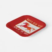 Modern Chinese Horse New Year 2026  ペーパープレート (傾斜あり)