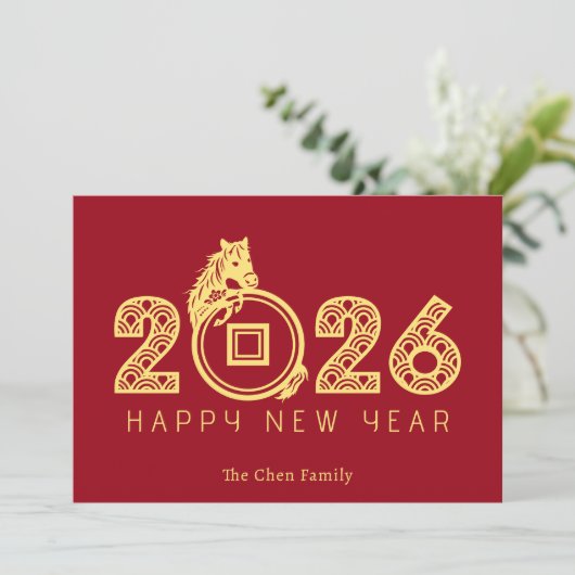 Modern Chinese Lunar New Year of Horse 2026 シーズンカード (スタンド正面)