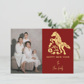 Modern Chinese New Year Photo シーズンカード (スタンド正面)