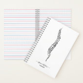 Modern Chiropractor Spine Massage Therapist Doctor ノートブック (内側)