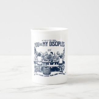 Modern Christian Cup with inspiring Bible verse ボーンチャイナマグカップ