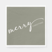 Modern Christmas スタンダードランチョンナプキン (正面)