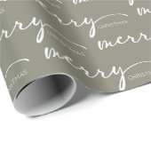 Modern Christmas ラッピングペーパー (ロールコーナー)