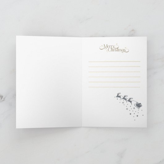 Modern Christmas Card カード (内部)