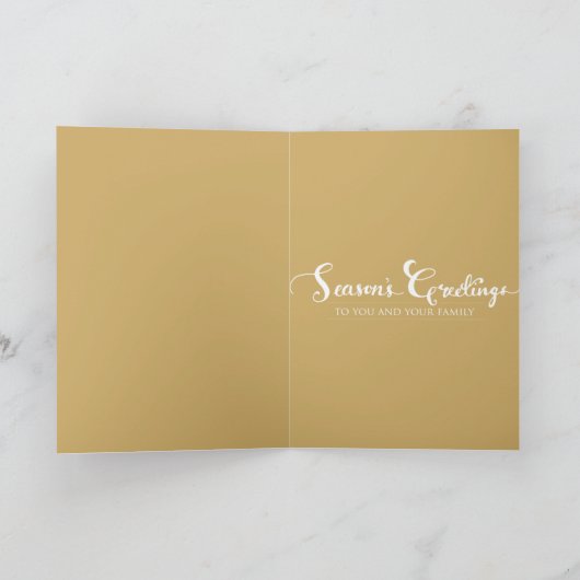 Modern Christmas Design  カード (内部)