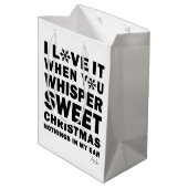 Modern Christmas Gift Bags | Sweet Xmas Nothings ミディアムペーパーバッグ (裏面アングル)