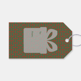 Modern Christmas Gifts Design Holiday ギフトタグ