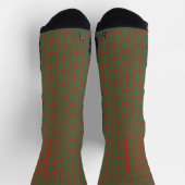 Modern Christmas Gifts Design Holiday Socks ソックス (上部)