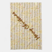 Modern Christmas Luxury Christmas Trees キッチンタオル (縦)