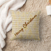 Modern Christmas Luxury Christmas Trees クッション (ブランケット)