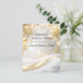 Modern Christmas & New Year Card Elegant シーズンカード (スタンド正面)