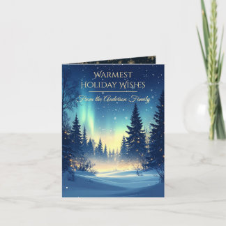 Modern Christmas & New Year Card Elegant シーズンカード