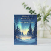 Modern Christmas & New Year Card Elegant シーズンカード (スタンド正面)