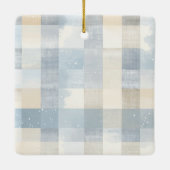 Modern Christmas Ornament Nutcrackers & Snowman セラミックオーナメント (裏面)