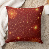 Modern Christmas Pattern Pillow – Abstract Holiday クッション (ブランケット)