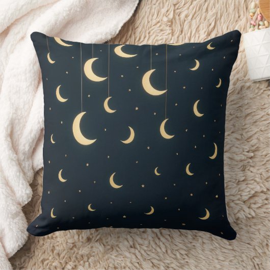 Modern Christmas Pattern Pillow – Abstract Holiday クッション (ブランケット)