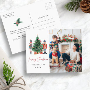 Modern Christmas Photo シーズンポストカード