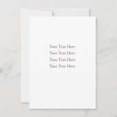 Modern Christmas Photo Card Template, Minimal  招待状 (裏面)