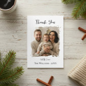Modern Christmas Photo Card Template, Minimal 招待状