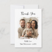 Modern Christmas Photo Card Template, Minimal 招待状 (正面)