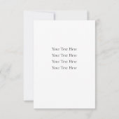 Modern Christmas Photo Card Template, Minimal 招待状 (裏面)