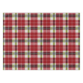 Modern Christmas Plaid Weave テーブルクロス (正面(横))