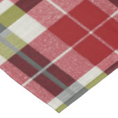 Modern Christmas Plaid Weave テーブルクロス (アングル)