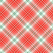 Modern Christmas Tablecloth Monogram Plaid Accent テーブルクロス