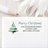 MODERN  CHRISTMAS TREE ラベル (インサイチュ)