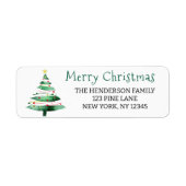 MODERN  CHRISTMAS TREE ラベル (正面)