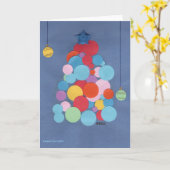 Modern Christmas Tree - KidsArt for CHOC カード (黄色い花)
