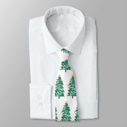 Modern Christmas Tree Neck Ties ネクタイ (タイ)