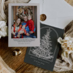 Modern Christmas Tree Sketch Arch With Photo シーズンカード<br><div class="desc">Spread holiday cheer with this modern Christmas tree drawn, with photo Christmas card. This elegantly simple Holiday card is the perfect way to send your seasons' greetings. Easily to personalize the greeting and edit the fonts to your liking. This minimalist custom Christmas card is charming way to remind your friends...</div>