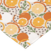 Modern Citrus Fruit Confetti Summer Retro Kitchen テーブルクロス (アングル)