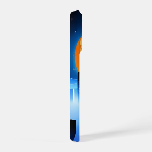 Modern City Skyline iPhoneケース (右側面)