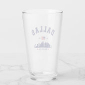 Modern Cityscape of Dallas Texas タンブラーグラス (裏面)