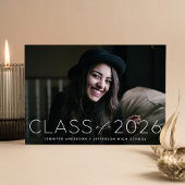 Modern Class of 2023 オーバーレイ写真 卒業 案内状