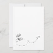 Modern Class of 2026 Graduation Announcement 案内状 (裏面)