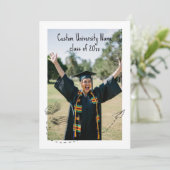 Modern Class of 2026 Graduation Invitation 招待状 (スタンド正面)