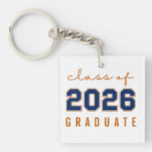 Modern Class of 2026 Graduation Keepsake  キーホルダー (正面)
