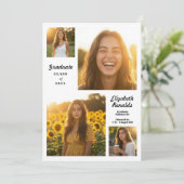 Modern Class of 2026 Multi Photo Graduation Party 招待状 (スタンド正面)