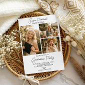 Modern Class of 2026 Photo Graduation Invite 招待状