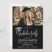 Modern Class of 2026 Photo Graduation Invite 招待状 (正面)