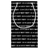 Modern Class of Twenty Twenty‑Six Typography スモールペーパーバッグ (裏面)